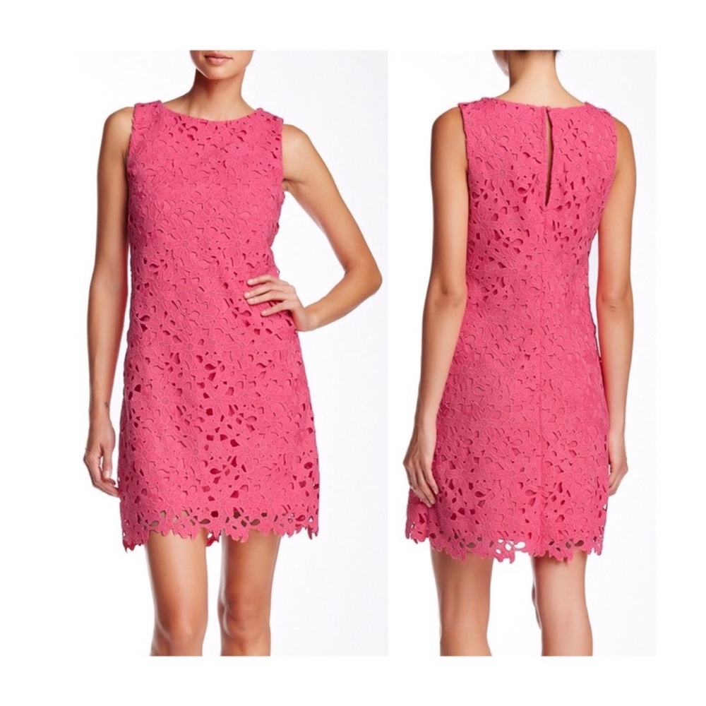 NWT Jessica Simpson Crocheted Lace Dress - Picture 3 of 8